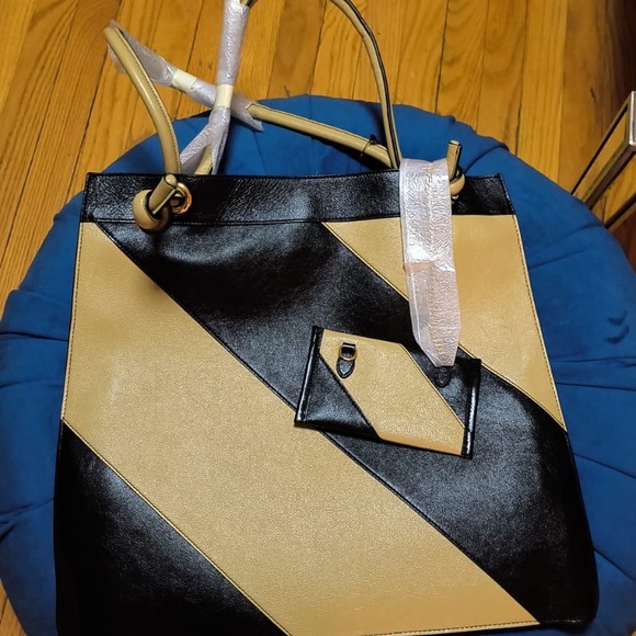 Gucci Zumi Striped leather tote bag - Picture 8 of 8